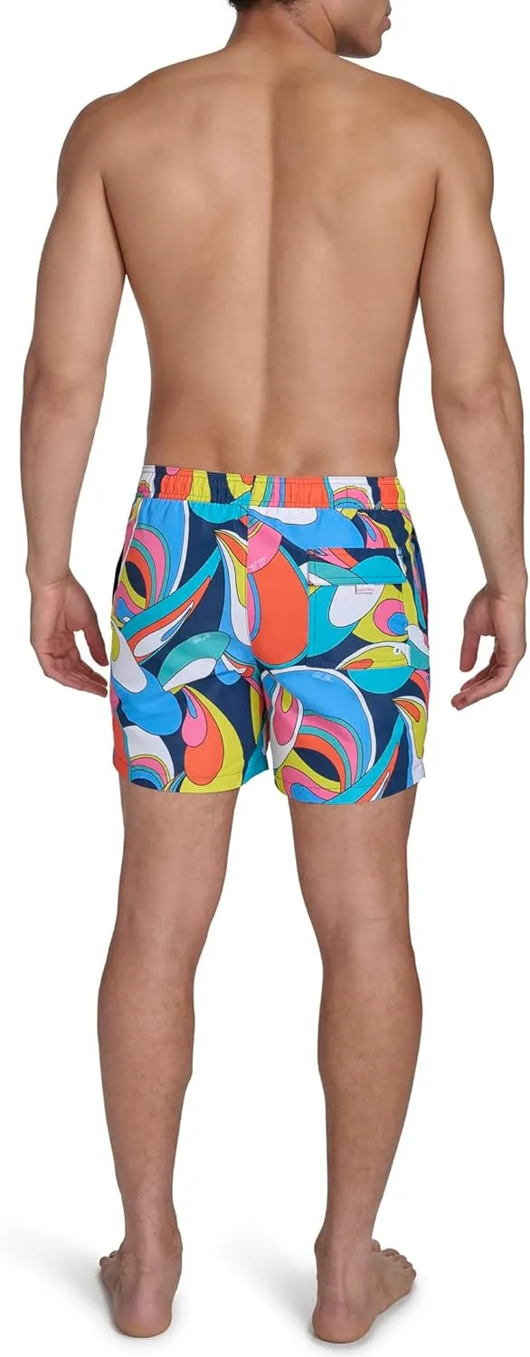 Calvin Klein Men's Volley Quick Dry Lightweight Swim Trunk