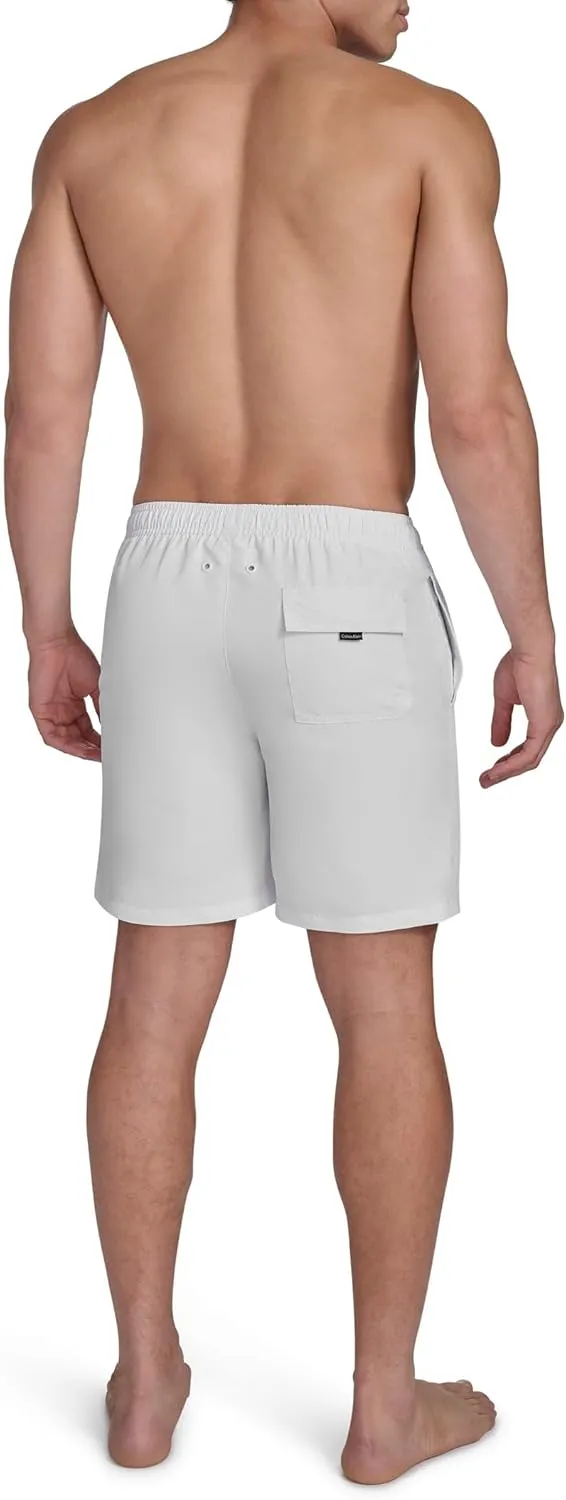 Calvin Klein Men's Volley Quick Dry Lightweight Swim Trunk