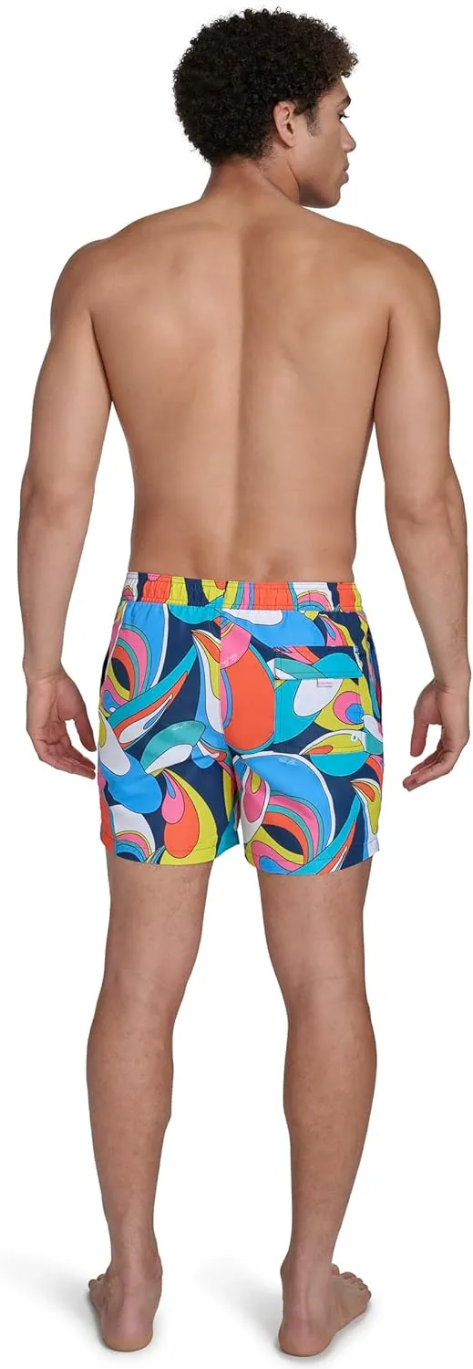 Calvin Klein Men's Volley Quick Dry Lightweight Swim Trunk