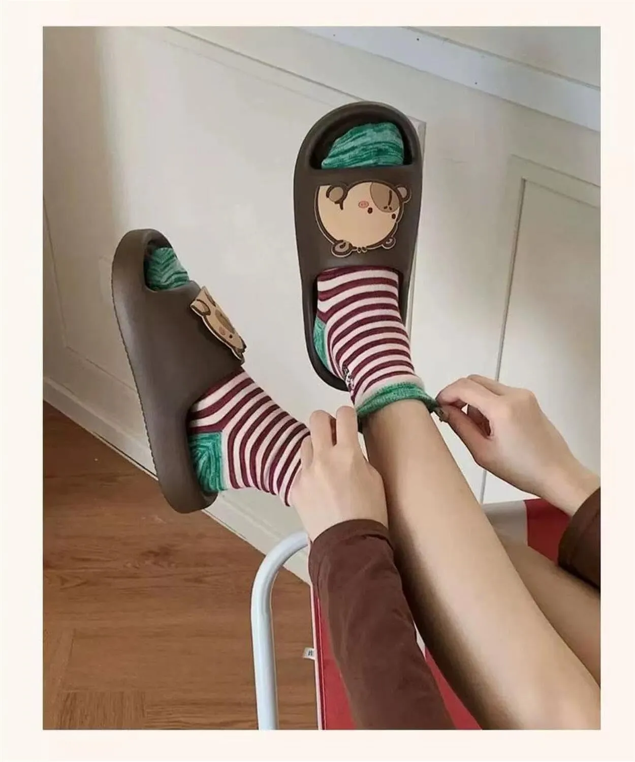 Capybara Cartoon Slippers Sandals Women Non Slip - Outdoor & Indoor Footwear For Beach Travel Shower Flip Flops Women