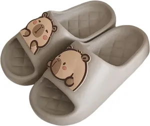 Capybara Cartoon Slippers Sandals Women Non Slip - Outdoor & Indoor Footwear For Beach Travel Shower Flip Flops Women