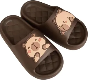 Capybara Cartoon Slippers Sandals Women Non Slip - Outdoor & Indoor Footwear For Beach Travel Shower Flip Flops Women