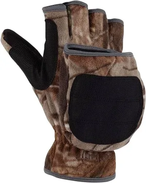 Carhartt Men's Hunt Fleece Camo Flip Mitten