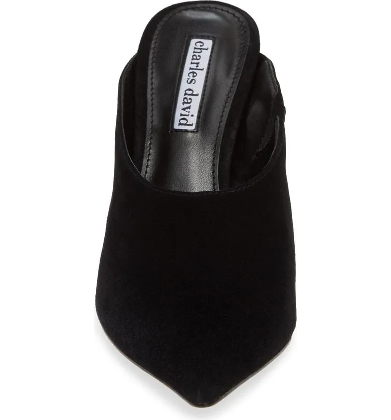 CARLYLE BLACK SUEDE