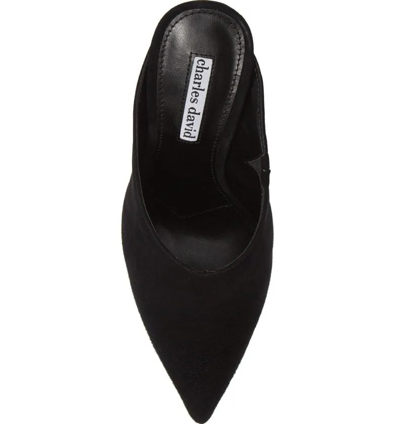 CARLYLE BLACK SUEDE