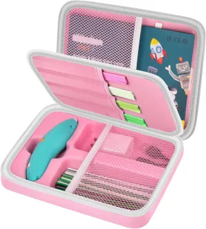 Case for 3Doodler Start  Essentials (2023/2024) for 3D Pen Set for Kids, Art Activity Set Storage for Educational STEM Toy, Hold Plastic Filaments Strands, for DoodlePad and Cable - Box Only (Pink)