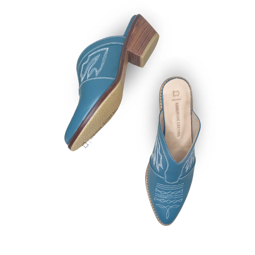 CHAKRA Cowboy Mule Heels