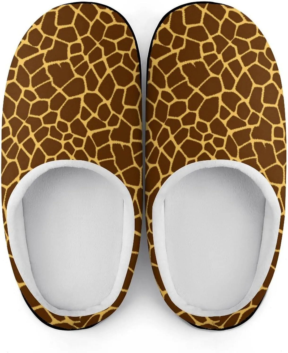 Christmas Slippers For Women Cotton House Slippers Hard Sole Comfy Clog Slippers Warm Slip-On Shoes Indoor Outdoor