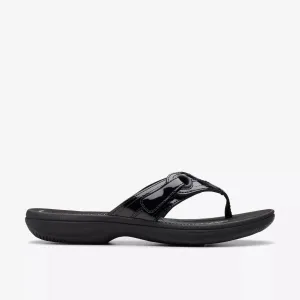 Clarks Women's Breeze Reyna H Black Pat 26182335