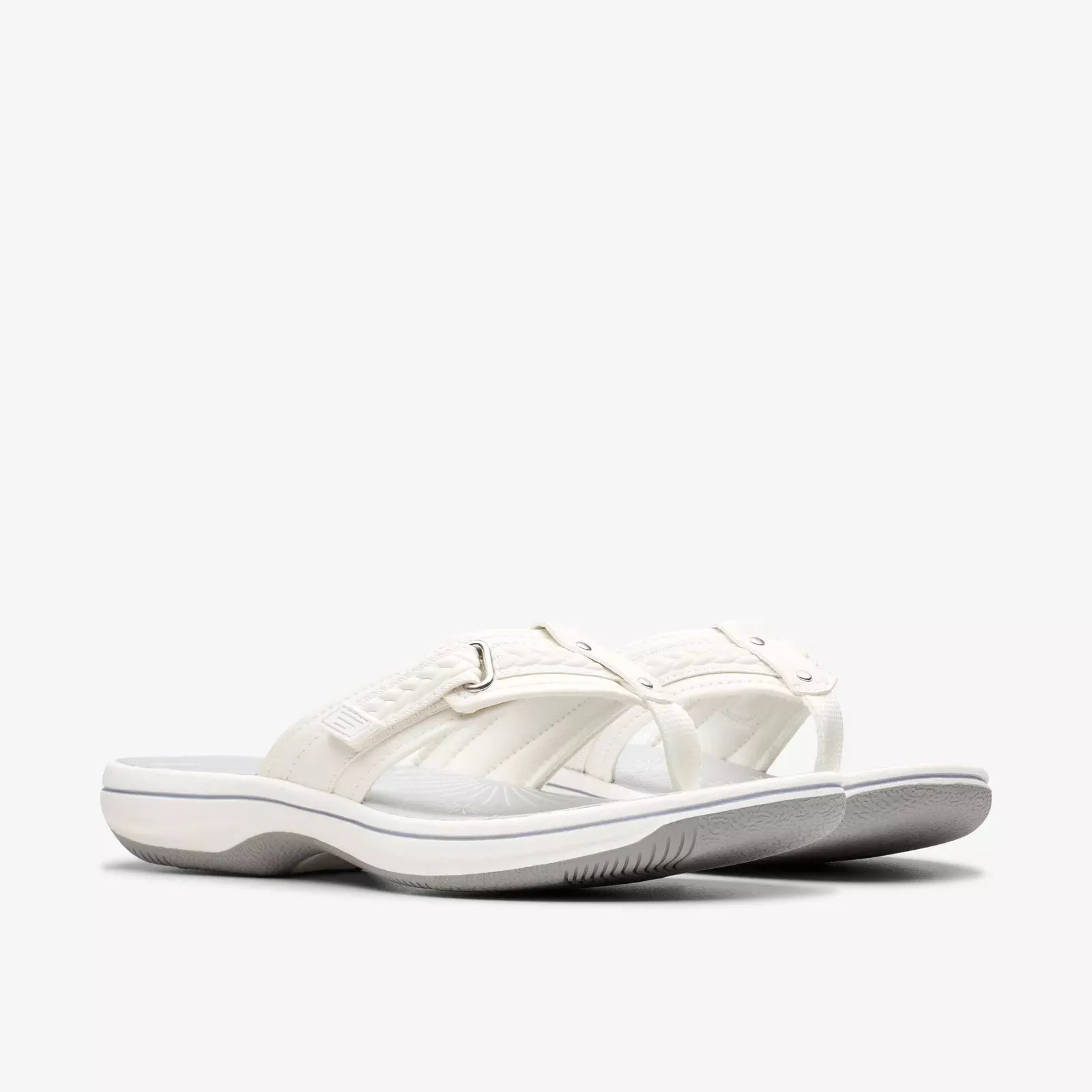 Clarks Women's Breezey Sun H White 26182355