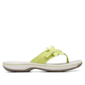 Clarks Women's Brinkley Flora Flip-Flop Lime 26166915