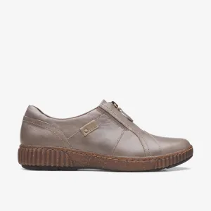 Clarks Women's Magnolia Zip Beige 26167484