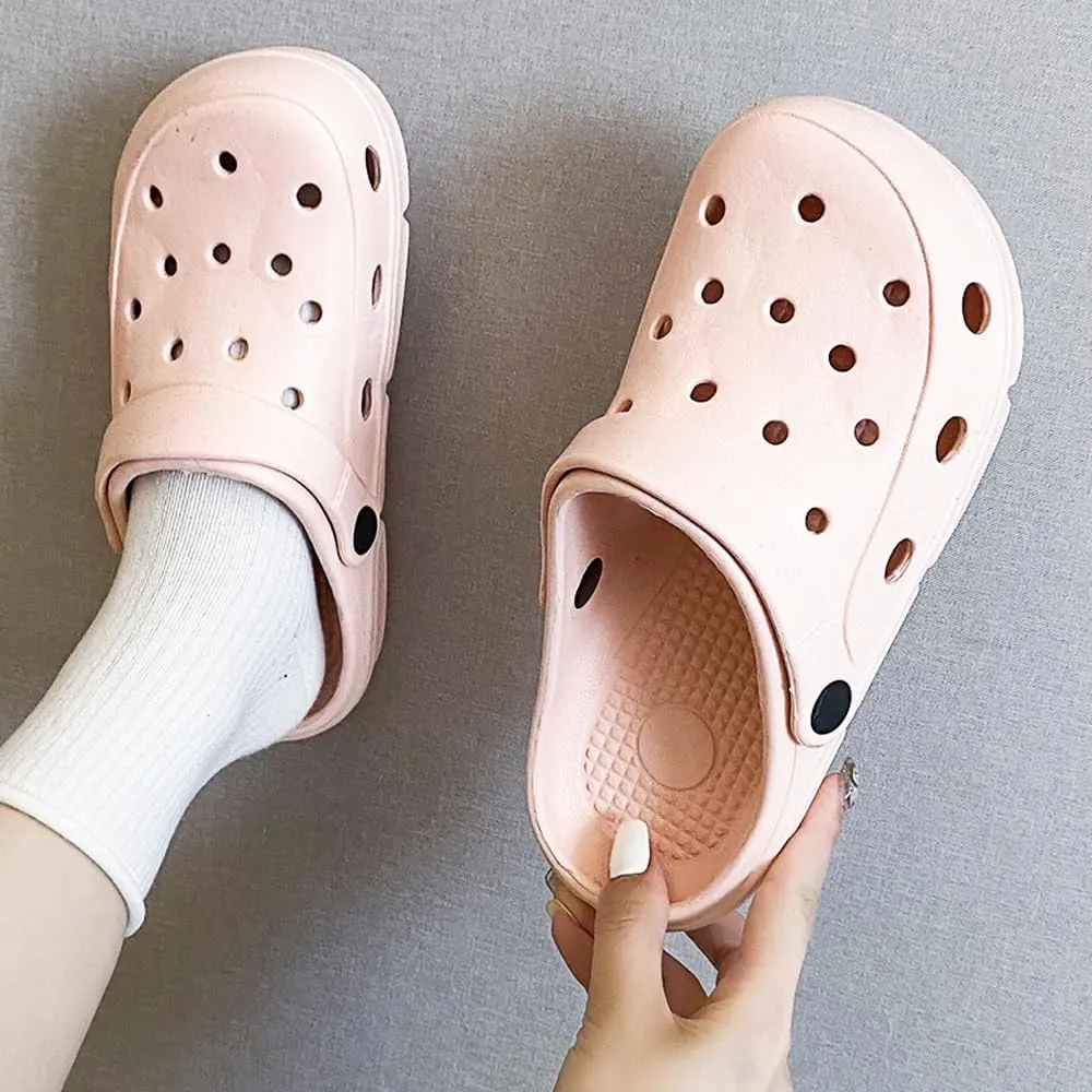 Classic Garden Clogs for Women and Men, Slip On Mules Sandals Lightweight Slippers Outside Home Casual Wear Non-Slip Slip Resistant Slides Work Shoes