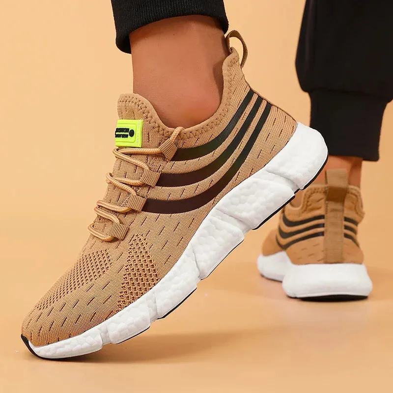 Classic Walking Comfortable Shoes Man Tenis Slip Shoes Early access Price-match guarantee Masculino Sneakers Shoes for Light Mesh Breathable on Outdoor Men Running