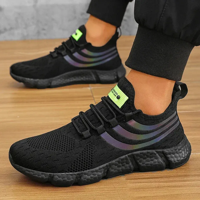 Classic Walking Comfortable Shoes Man Tenis Slip Shoes Early access Price-match guarantee Masculino Sneakers Shoes for Light Mesh Breathable on Outdoor Men Running