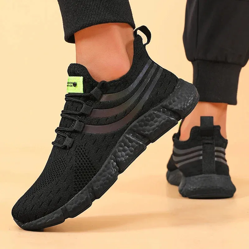 Classic Walking Comfortable Shoes Man Tenis Slip Shoes Early access Price-match guarantee Masculino Sneakers Shoes for Light Mesh Breathable on Outdoor Men Running