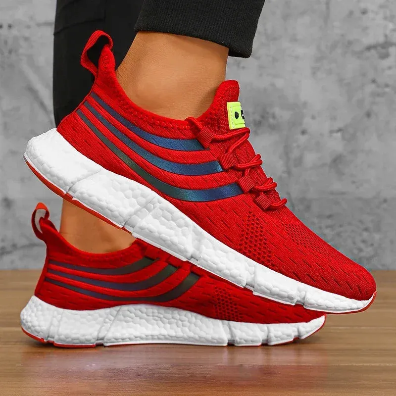 Classic Walking Comfortable Shoes Man Tenis Slip Shoes Early access Price-match guarantee Masculino Sneakers Shoes for Light Mesh Breathable on Outdoor Men Running