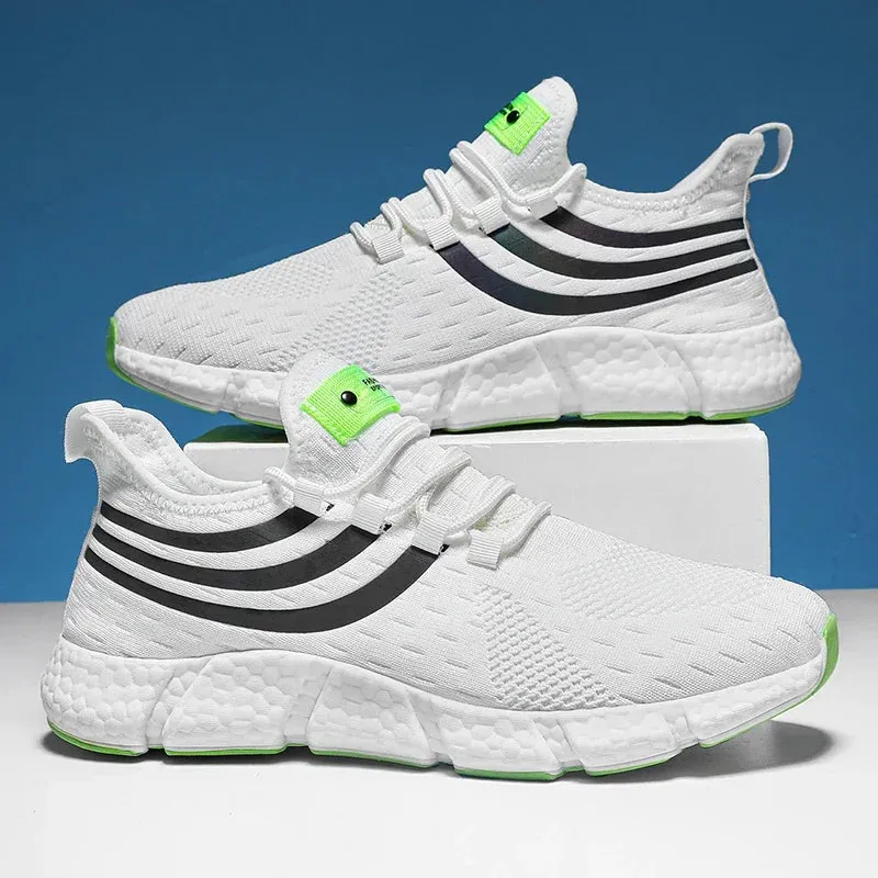 Classic Walking Comfortable Shoes Man Tenis Slip Shoes Early access Price-match guarantee Masculino Sneakers Shoes for Light Mesh Breathable on Outdoor Men Running