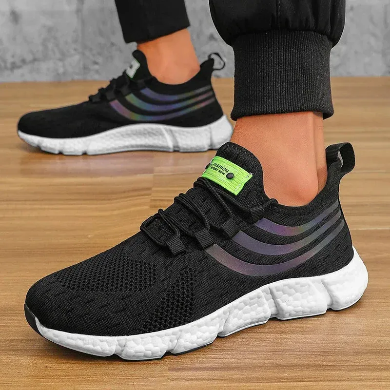 Classic Walking Comfortable Shoes Man Tenis Slip Shoes Early access Price-match guarantee Masculino Sneakers Shoes for Light Mesh Breathable on Outdoor Men Running