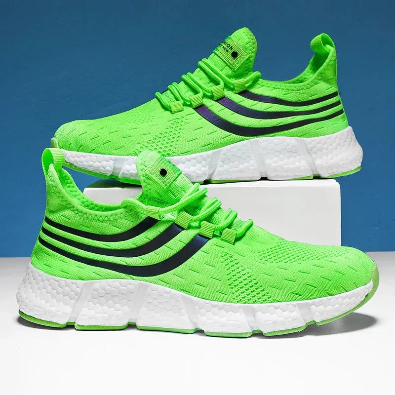 Classic Walking Comfortable Shoes Man Tenis Slip Shoes Early access Price-match guarantee Masculino Sneakers Shoes for Light Mesh Breathable on Outdoor Men Running