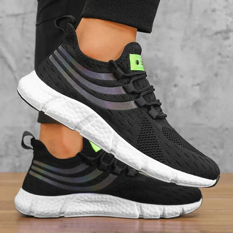 Classic Walking Comfortable Shoes Man Tenis Slip Shoes Early access Price-match guarantee Masculino Sneakers Shoes for Light Mesh Breathable on Outdoor Men Running