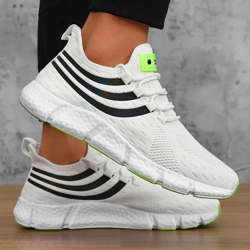 Classic Walking Comfortable Shoes Man Tenis Slip Shoes Early access Price-match guarantee Masculino Sneakers Shoes for Light Mesh Breathable on Outdoor Men Running
