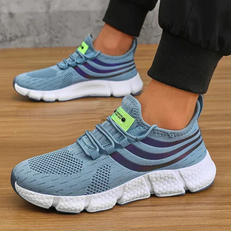 Classic Walking Comfortable Shoes Man Tenis Slip Shoes Early access Price-match guarantee Masculino Sneakers Shoes for Light Mesh Breathable on Outdoor Men Running