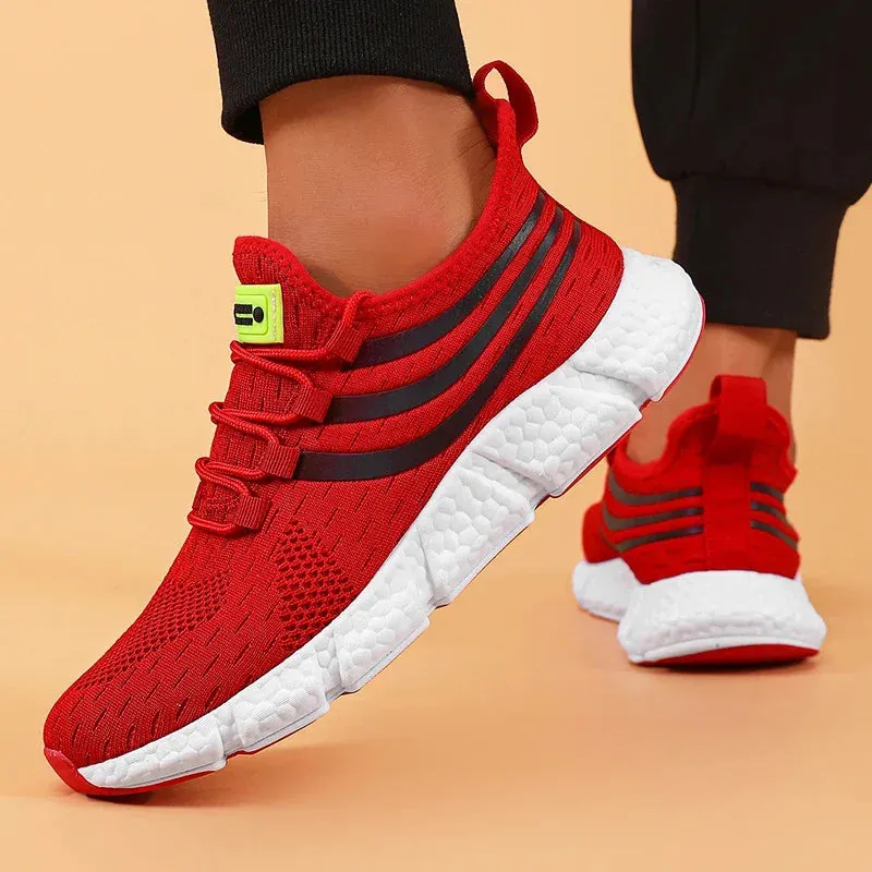 Classic Walking Comfortable Shoes Man Tenis Slip Shoes Early access Price-match guarantee Masculino Sneakers Shoes for Light Mesh Breathable on Outdoor Men Running
