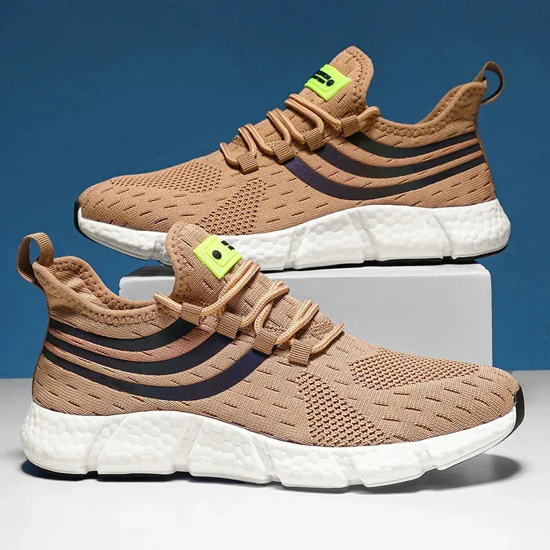 Classic Walking Comfortable Shoes Man Tenis Slip Shoes Early access Price-match guarantee Masculino Sneakers Shoes for Light Mesh Breathable on Outdoor Men Running