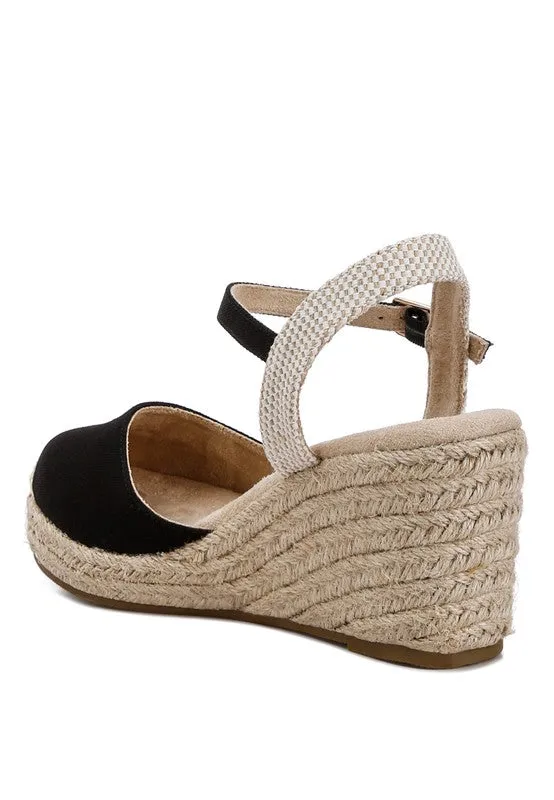 Closed Toe Espadrille Wedges
