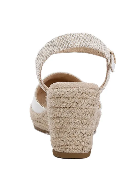 Closed Toe Espadrille Wedges