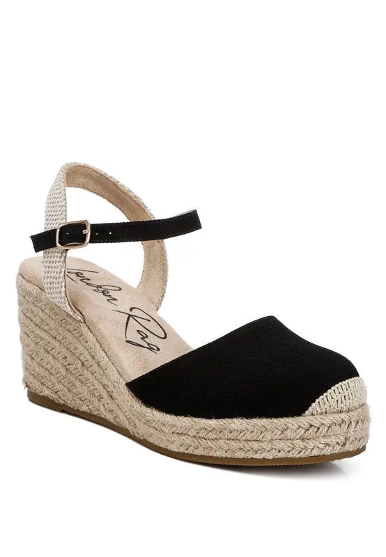 Closed Toe Espadrille Wedges
