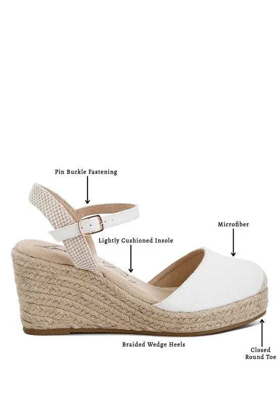Closed Toe Espadrille Wedges