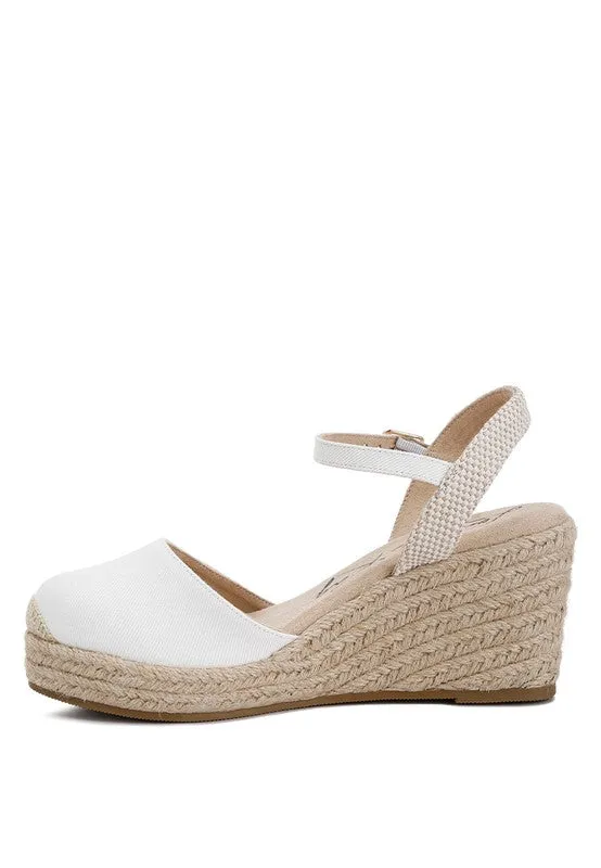 Closed Toe Espadrille Wedges