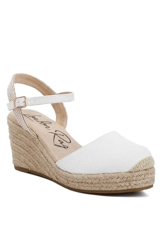 Closed Toe Espadrille Wedges