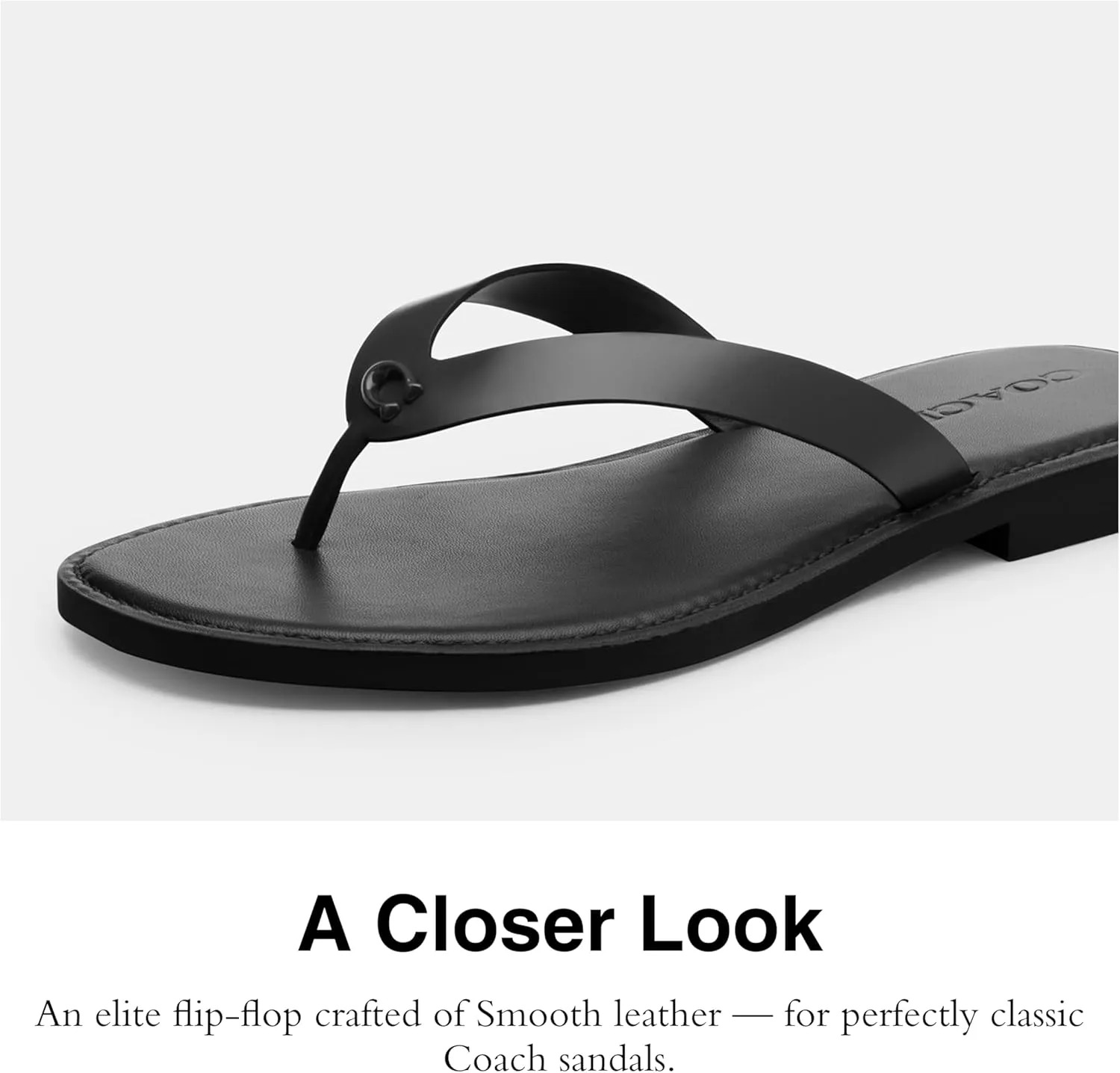Coach Women's Brianna Flip Flop Flat Sandals