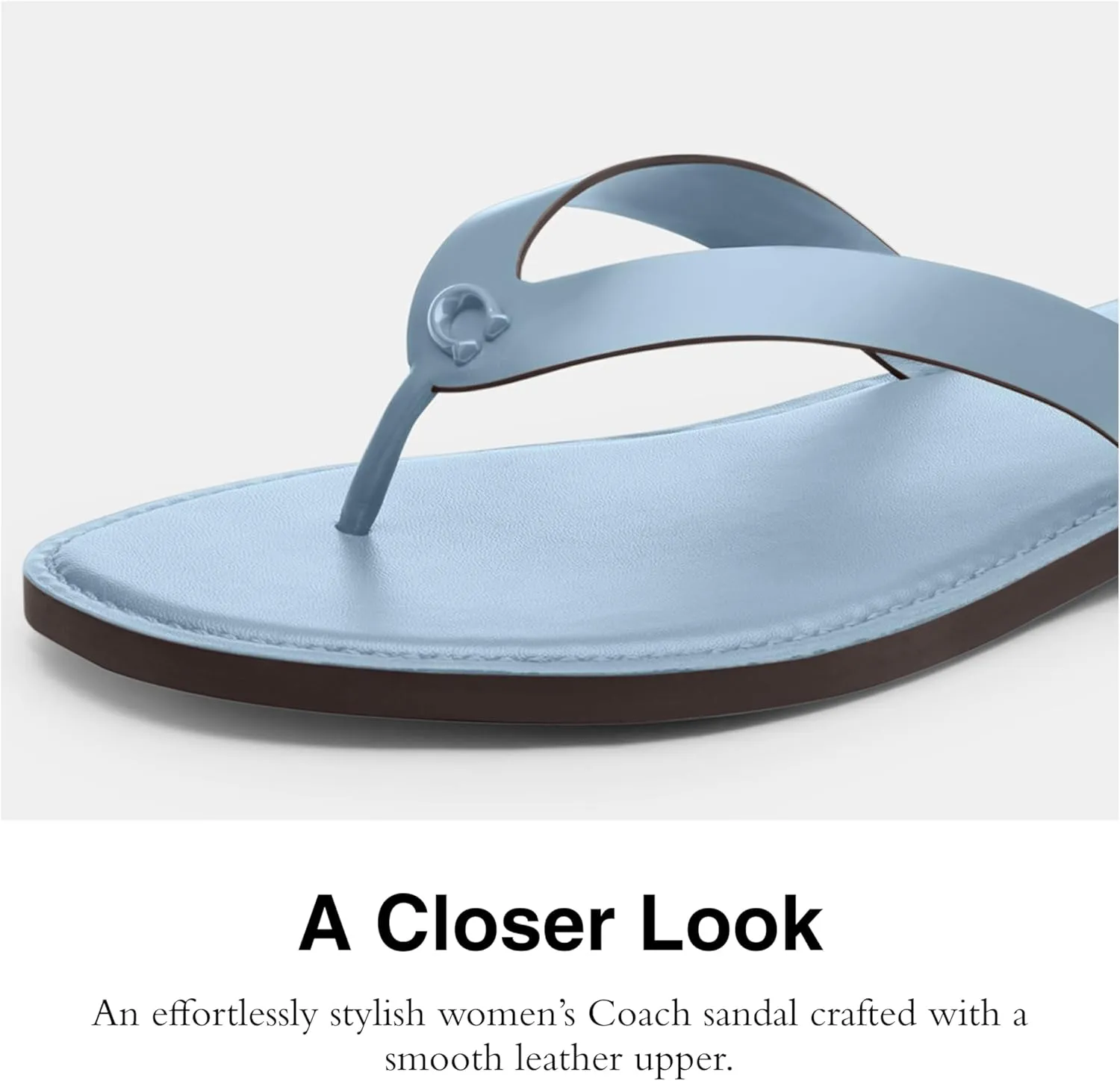 Coach Women's Brianna Flip Flop Flat Sandals