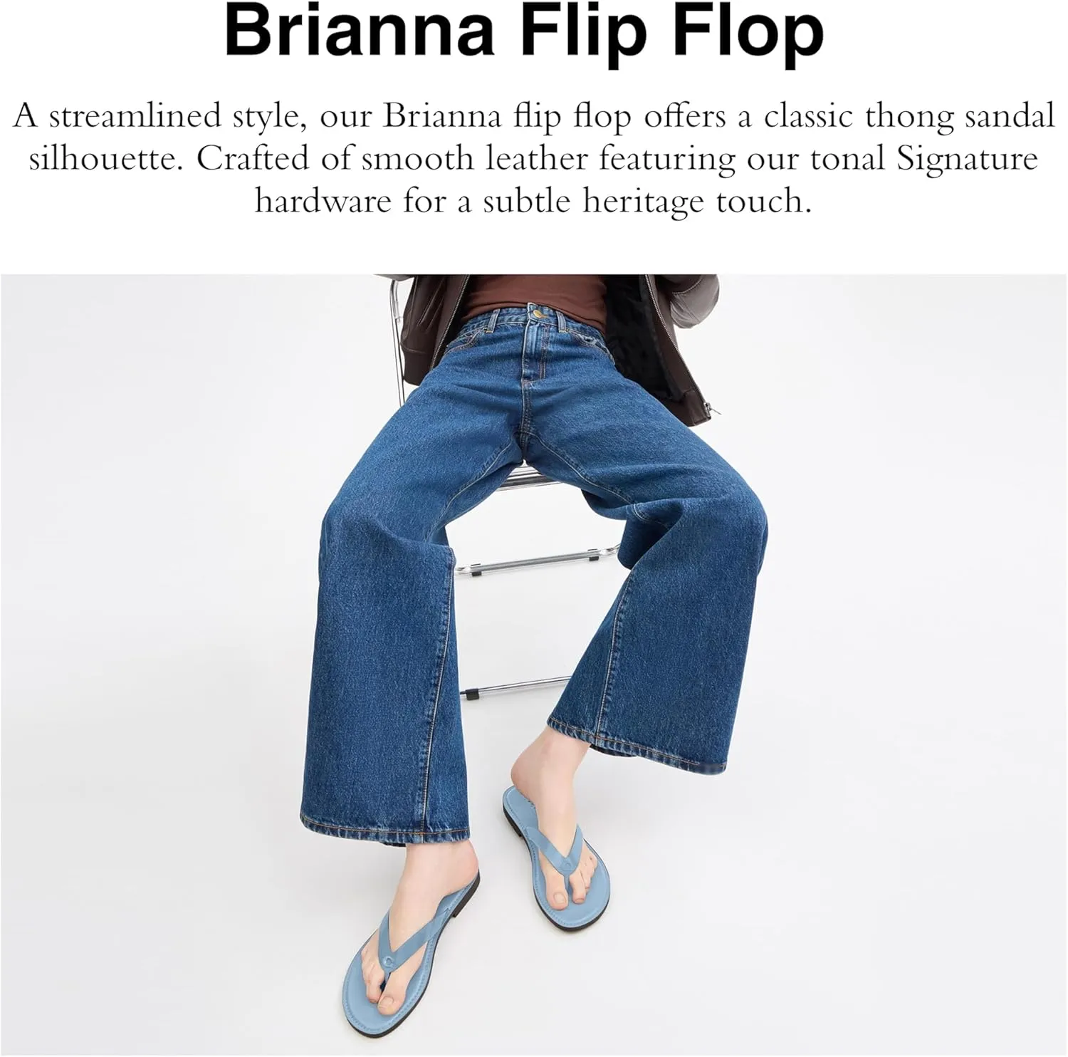 Coach Women's Brianna Flip Flop Flat Sandals