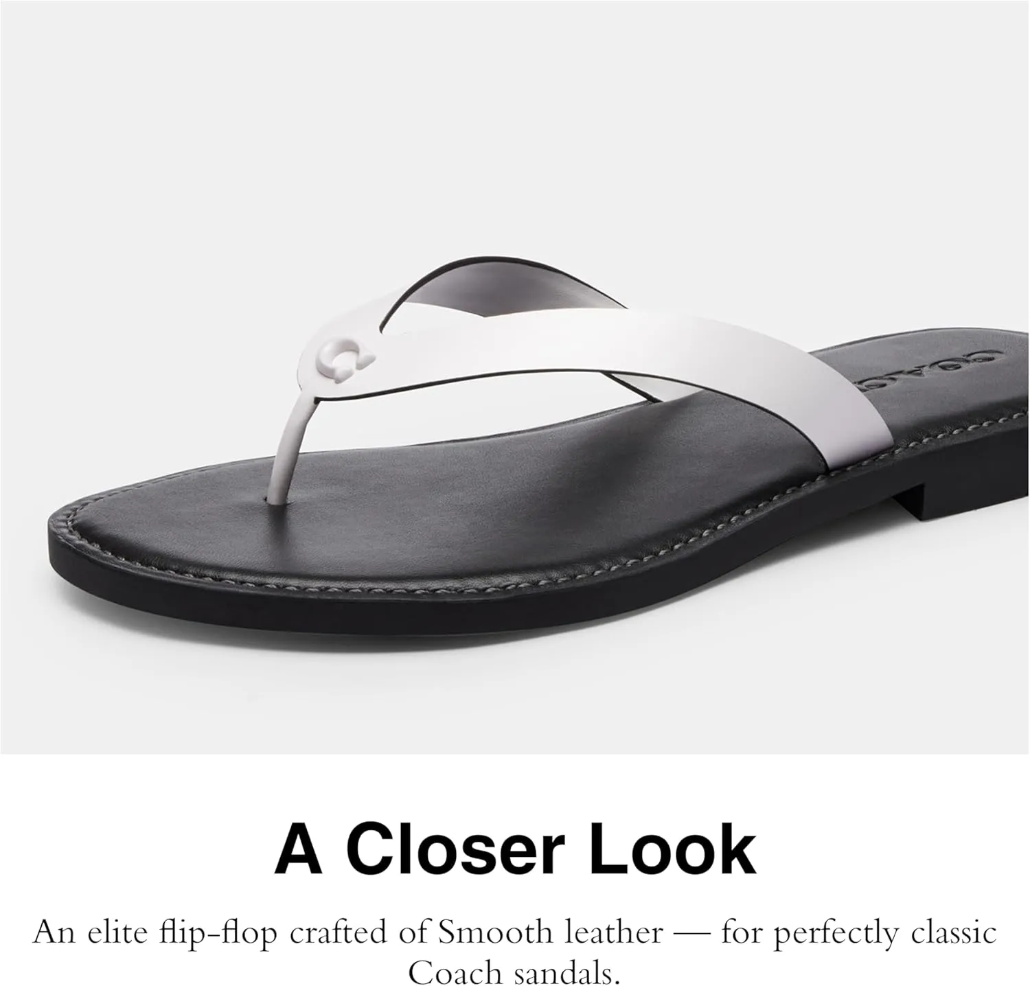 Coach Women's Brianna Flip Flop Flat Sandals