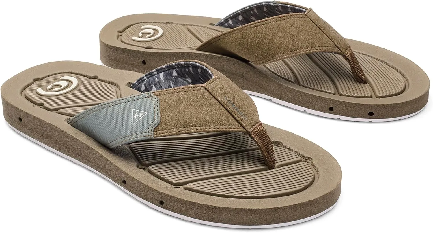 Cobian Men’s Draino 3 Water-friendly Synthetic Suede Strap Flip-Flop Sandals