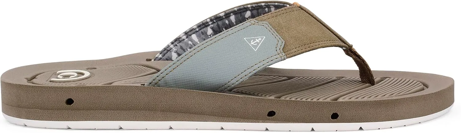 Cobian Men’s Draino 3 Water-friendly Synthetic Suede Strap Flip-Flop Sandals