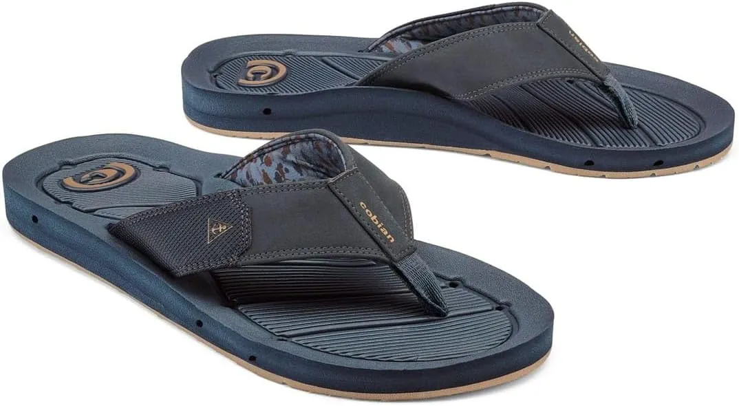 Cobian Men’s Draino 3 Water-friendly Synthetic Suede Strap Flip-Flop Sandals