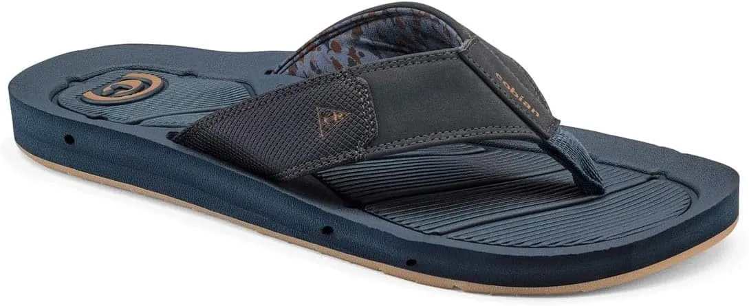 Cobian Men’s Draino 3 Water-friendly Synthetic Suede Strap Flip-Flop Sandals