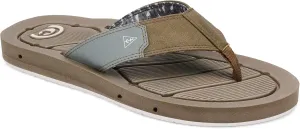 Cobian Men’s Draino 3 Water-friendly Synthetic Suede Strap Flip-Flop Sandals