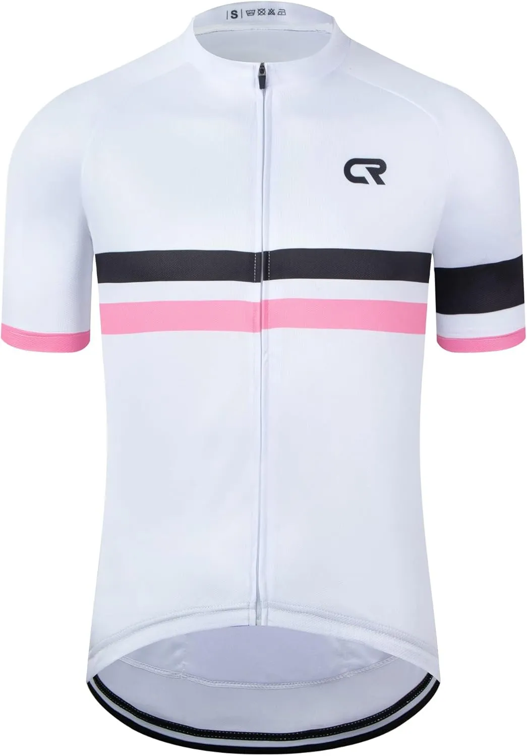 Coconut Ropamo CR Mens Cycling Jersey Short Sleeve Road Bike Shirt with 3 1 Zipper Pockets Breathable Quick Dry