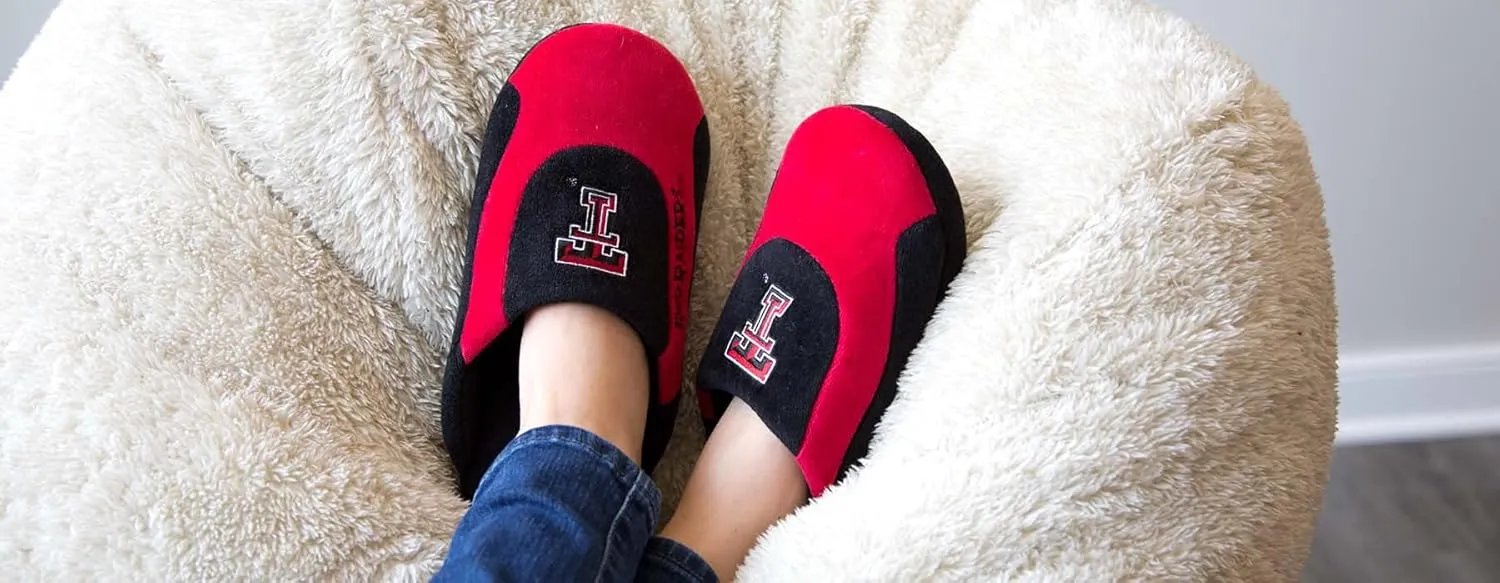 Comfy Feet NCAA Low Pro Stripe Slip On Slippers