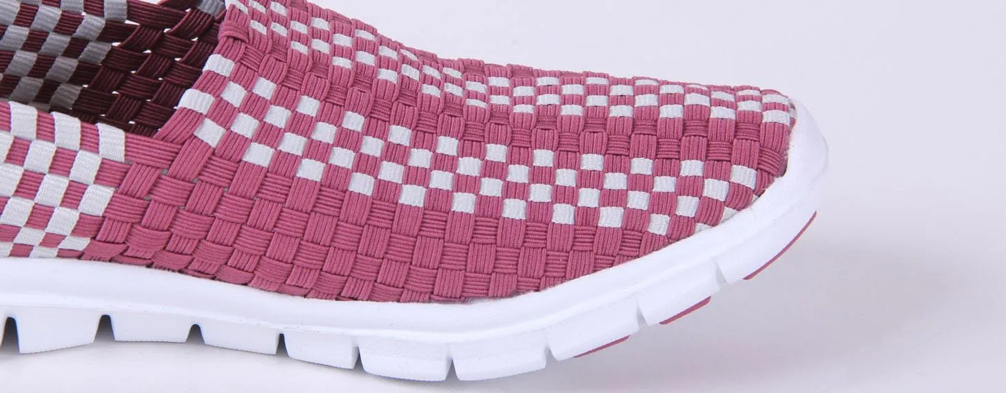 Comfy Feet NCAA Woven Colors Comfy Slip On Shoes