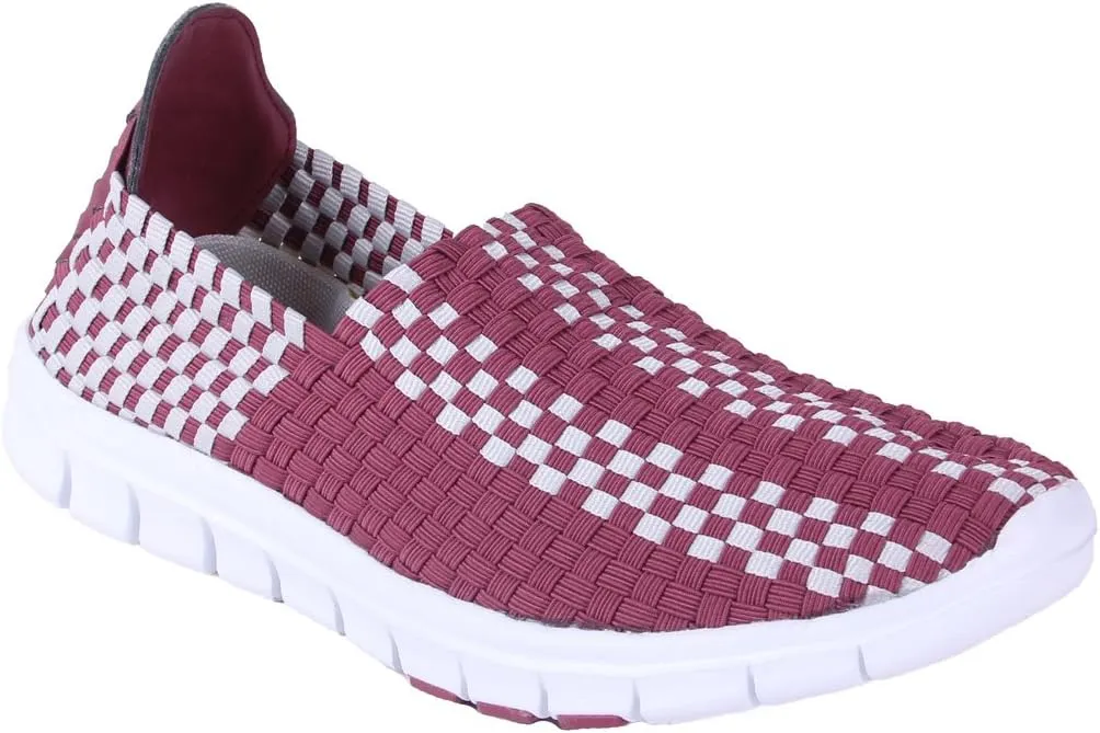 Comfy Feet NCAA Woven Colors Comfy Slip On Shoes
