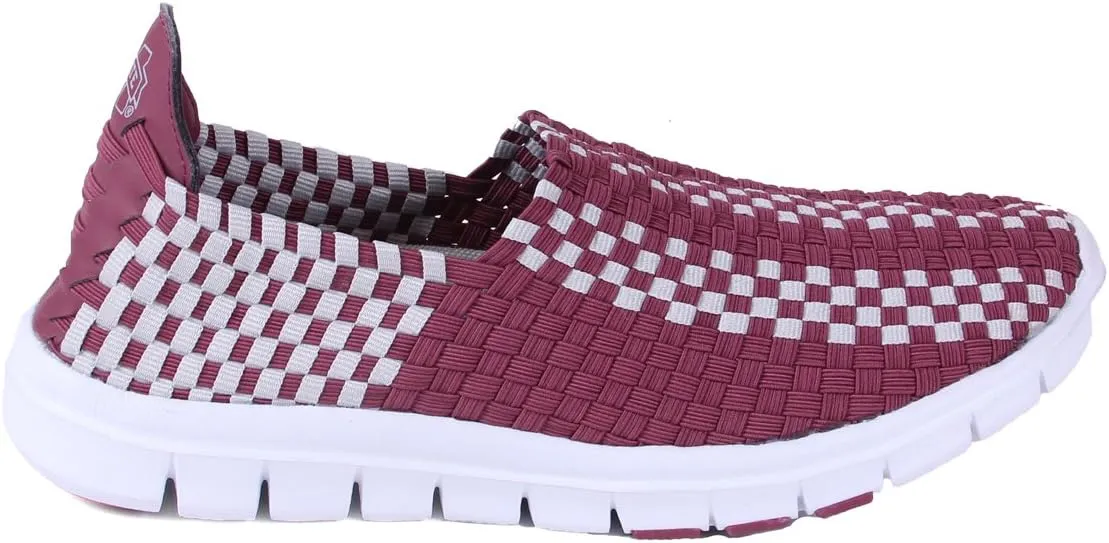 Comfy Feet NCAA Woven Colors Comfy Slip On Shoes