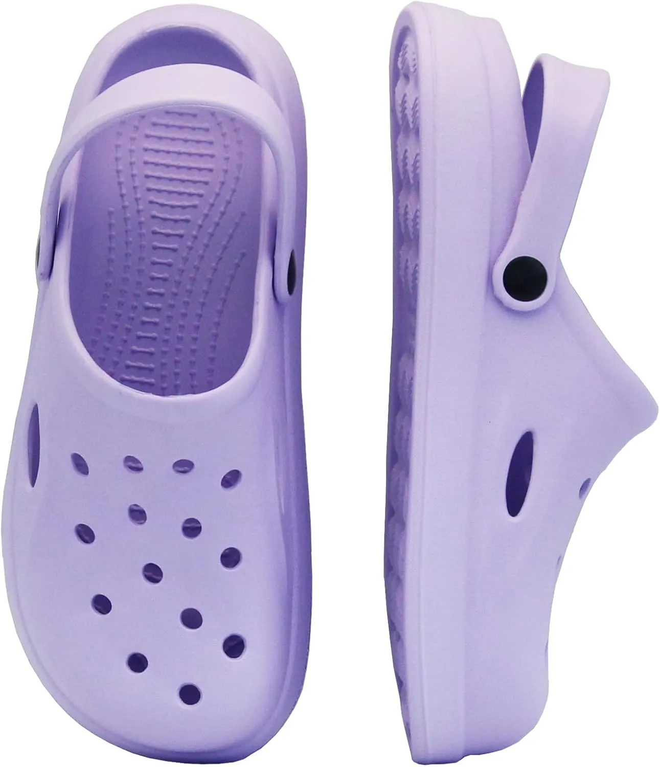 Comfy Garden Clogs for Women and Men, Slip On Mules Sandals Lightweight Slippers Outside Home Casual Wear Non-Slip Air Cushion Thick Bottom Slides Shoes